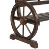 AlekShop-Patio-Garden-Wagon-Wheel-Bench-Rustic-Outdoor-Wood-Furniture-Wooden-Design-Chair-Yard-Country-Home-Style-0