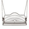 AlekShop-Swing-Chair-Iron-Hanging-With-Chain-Patio-Porch-Bench-Deluxe-2-person-Outdoor-Deck-Backyard-0-1