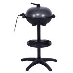 Almacn-1350W-Non-stick-4-Variable-Temperature-Setting-Indoor-Outdoor-Garden-Camping-Electric-BBQ-Grill-Griller-Without-Smoke-Patio-Deck-Backyard-Yard-Picnic-Barbecue-Cooking-Removable-Stand-0-0