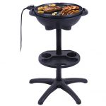 Almacn-1350W-Non-stick-4-Variable-Temperature-Setting-Indoor-Outdoor-Garden-Camping-Electric-BBQ-Grill-Griller-Without-Smoke-Patio-Deck-Backyard-Yard-Picnic-Barbecue-Cooking-Removable-Stand-0-2
