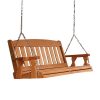 Amish-Heavy-Duty-800-Lb-Mission-4ft-Treated-Porch-Swing-With-Cupholders-Cedar-Stain-0