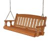Amish-Heavy-Duty-800-Lb-Mission-5ft-Treated-Porch-Swing-Cedar-Stain-0