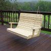Amish-Porch-Swing-4-ft-Outdoor-Hanging-Porch-Swings-Traditional-Patio-Wooden-2-Person-Seat-Swinging-Bench-Pressure-Treated-Wood-0