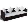 Anself-Brown-Outdoor-Rattan-Sun-Bed-Sofa-Set-with-Cushion-Pillow-0-0