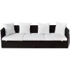 Anself-Brown-Outdoor-Rattan-Sun-Bed-Sofa-Set-with-Cushion-Pillow-0-1