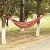 Arctic-Monsoon-Double-Hammock-2-Person-Portable-Cotton-Fabric-Canvas-Hanging-Bed-Hammock-Red-0-1