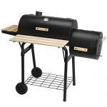 Artist-Hand-Barbecue-Charcoal-Grill-with-Side-Fire-Box-Offset-Smoker-47-0