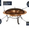 Asia-Direct-Venice-Copper-Finish-Fire-Pit-with-FREE-Cover-0-0