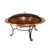 Asia-Direct-Venice-Copper-Finish-Fire-Pit-with-FREE-Cover-0