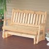 Aspen-Tree-Interiors-Cedar-Porch-Glider-Bench-Outdoor-Patio-Gliding-Bench-2-Person-Wooden-Loveseat-Benches-Amish-Made-Furniture-Weather-Resistant-Western-Red-Cedar-Wood-5-Styles-0