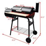 AyaMastro-455-BBQ-Grill-Charcoal-Barbecue-Pit-Patio-Backyard-Meat-Cooker-Smoker-Outdoor-wSide-Shelve-0-0