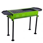 BBQ-Outdoor-Portable-Folding-Barbecue-Home-Thickened-Green-American-Enamel-Large-Garden-Charcoal-Yellow-Grill-Tools-0
