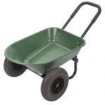 BMS-Flat-Free-Yard-Garden-Rover-Wheelbarrow-2-Tire-Wheelbarrow-Garden-Cart-BestMassage-0