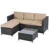BMS-Outdoor-Patio-Furniture-5pc-Rattan-Wicker-Sofa-Conversation-Garden-Sets-BestMassage-0