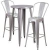 BOWERY-HILL-3-Piece-24-Round-Metal-Patio-Pub-Set-in-Silver-0