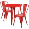 BOWERY-HILL-3-Piece-30-Round-Metal-Patio-Dining-Set-in-Red-0