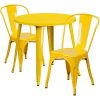 BOWERY-HILL-3-Piece-30-Round-Metal-Patio-Dining-Set-in-Yellow-0