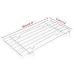 BOying-Charcoal-Barbecue-Grill-Grid-Replace-Steaming-BBQ-Metal-Grid-Rack-2613cm-0
