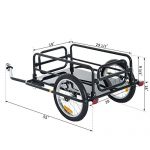BUY-JOY-Steel-Frame-Bicycle-Bike-Cargo-Trailer-Luggage-Cart-Carrier-110lb-Hauler-0-0