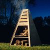Bad-Idea-Pyro-Tower-Steel-Fire-Pit-Charcoal-Grill-Metal-Chiminea-0-2
