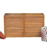 Beautiful-Elegant-Natural-Finish-Coral-Coast-Acacia-Wood-Deck-Patio-Porch-Storage-Box-Deep-90-Gallon-Storage-Area-Lift-Top-Lid-Slatted-Ventilation-Strips-Protects-Your-Items-From-Mildew-Moisture-0