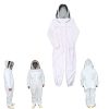 BeeKeeping-Suit-Cotton-White-XXL-XX-Large-CompleteFull-BodyAll-in-One-Fencing-Veil-Bee-Proof-Seals-0-1