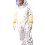Beekeeping-suit-by-Forest-Beekeeping-Suitable-for-Beginner-and-Commercial-Beekeepers-White-Cotton-Coverall-with-Hood-Brass-zippers-Thumb-Straps-12-inch-leg-zippers-0-1