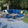 Belham-Corner-Patio-Set-6-Pc-Chat-Set-with-Glacier-Fire-Pit-Outdoor-All-Weather-Wicker-Sofa-Ottomans-Cushions-0