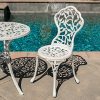Belleze-3pc-Bistro-Set-Outdoor-Patio-Furniture-Leaf-Design-Antique-0-2
