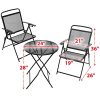BenefitUSA-3-PCS-Patio-Bistro-Set-Foldable-Outdoor-Table-and-Chairs-Set-Furniture-Wrought-Iron-Caff-Set-Metal-0-2
