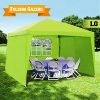 BenefitUSA-EZ-POP-UP-Wedding-Party-Tent-10×13-Folding-Gazebo-Beach-Canopy-WCarry-Bag-210D-Oxford-Fabric-with-4-pcs-Sidewalls-0