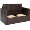 Best-Choice-Products-2-Piece-Backyard-Patio-Wicker-Conversation-Furniture-Set-w-2-Hidden-Storage-Compartments-in-Loveseat-Coffee-Table-Cushions-Brown-0-2
