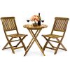 Best-Choice-Products-3-Piece-Folding-Acacia-Wood-Patio-Bistro-Set-Brown-0