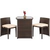 Best-Choice-Products-3-Piece-Wicker-Bistro-Set-w-Glass-Top-Table-2-Chairs-Space-Saving-Design-Brown-0