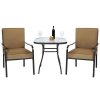 Best-Choice-Products-3pc-Outdoor-Patio-Bistro-Set-WGlass-Top-Table-2-Chairs-WCushions-0