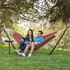 Best-Choice-Products-Outdoor-Double-Hammock-Set-with-Steel-Stand-0-0