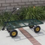 Best-Choice-Products-Wagon-Garden-Cart-Nursery-Trailer-Heavy-Duty-Cart-Yard-Gardening-Patio-New-0