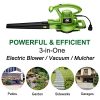 Best-Partner-Leaf-Blower-VacuumMulcher-with-2-Speed-Control-200-MPH-Air-Speed-12-AMP-Motor-and-Collection-Bag-Included-0-1