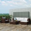 BestFurniture-Outdoor-Patio-Rattan-Brown-Wicker-Sectional-Sofa-Couch-Seat-Set-17-Pieces-0