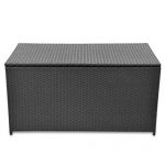 BestHomeFuniture-Patio-Outdoor-Poly-Rattan-Desk-Storage-Box-Patio-Porch-Cushion-Pillow-Storage-Black-0-0