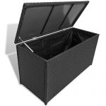 BestHomeFuniture-Patio-Outdoor-Poly-Rattan-Desk-Storage-Box-Patio-Porch-Cushion-Pillow-Storage-Black-0