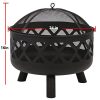BestMassage-25-Fire-Pit-Portable-Outdoor-Firepit-Wood-Fireplace-Heater-Patio-Deck-Yard-0-0
