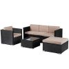 BestMassage-Patio-Furniture-Outdoor-Wicker-Rattan-Garden-Furniture-Set-6pcs-Sofa-Conversation-Set-with-Cushions-and-Tempered-Glass-Tabletop-for-Yard-0