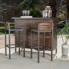 Bistro-Bar-ModernRustic-Brown-Outdoor-3-Piece-Milos-Set-296852-Made-With-Durable-Acacia-Wood-And-Framed-With-Powder-Coated-Iron-Assembly-Required-0