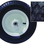 Bon-11-661-Premium-Contractor-Grade-Poly-Tray-Double-Wheel-Wheelbarrow-with-Wood-Hande-and-Knobby-Tire-5-34-Cubic-Feet-0-0