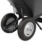 Bon-28-909-Premium-Contractor-Grade-Poly-Tray-Double-Wheel-Wheelbarrow-with-Steel-Handle-and-Ribbed-Tire-5-34-Cubic-Feet-0-1