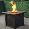 Bond-Manufacturing-68487A-lari-Outdoor-Gas-Fire-Pit-Table-with-Antique-Wooden-Finish-242-Inches-by-30-Inches-by-30-Inches-0-0