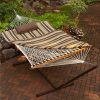 Bundle-11-Ft-Cotton-Rope-Hammock-and-Metal-Stand-Set-with-Hammock-Pad-and-Head-Pillow-Plus-Drink-Ipad-Holder-0
