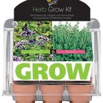 Buzzy-94676-6-Pot-Assorted-Herb-Mini-Greenhouse-Grow-Kit-Quantity-6-0