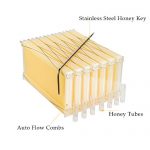 CO-Z-7pcs-Auto-Flow-Bee-Comb-Beehive-Honey-Plastic-Frames-with-7-Harvest-Tubes-and-a-Harvest-Key-Beekeeping-Beehive-Tools-for-Beekeepers-Beekeeping-Equipment-Kit-0-2